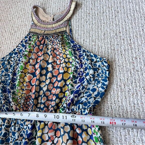 Anthropologie HD in Paris Mayacamas Mosaic Embellished Maxi Dress - Picture 3 of 12